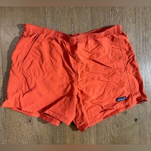 Patagonia Vibrant Orange Baggies Shorts